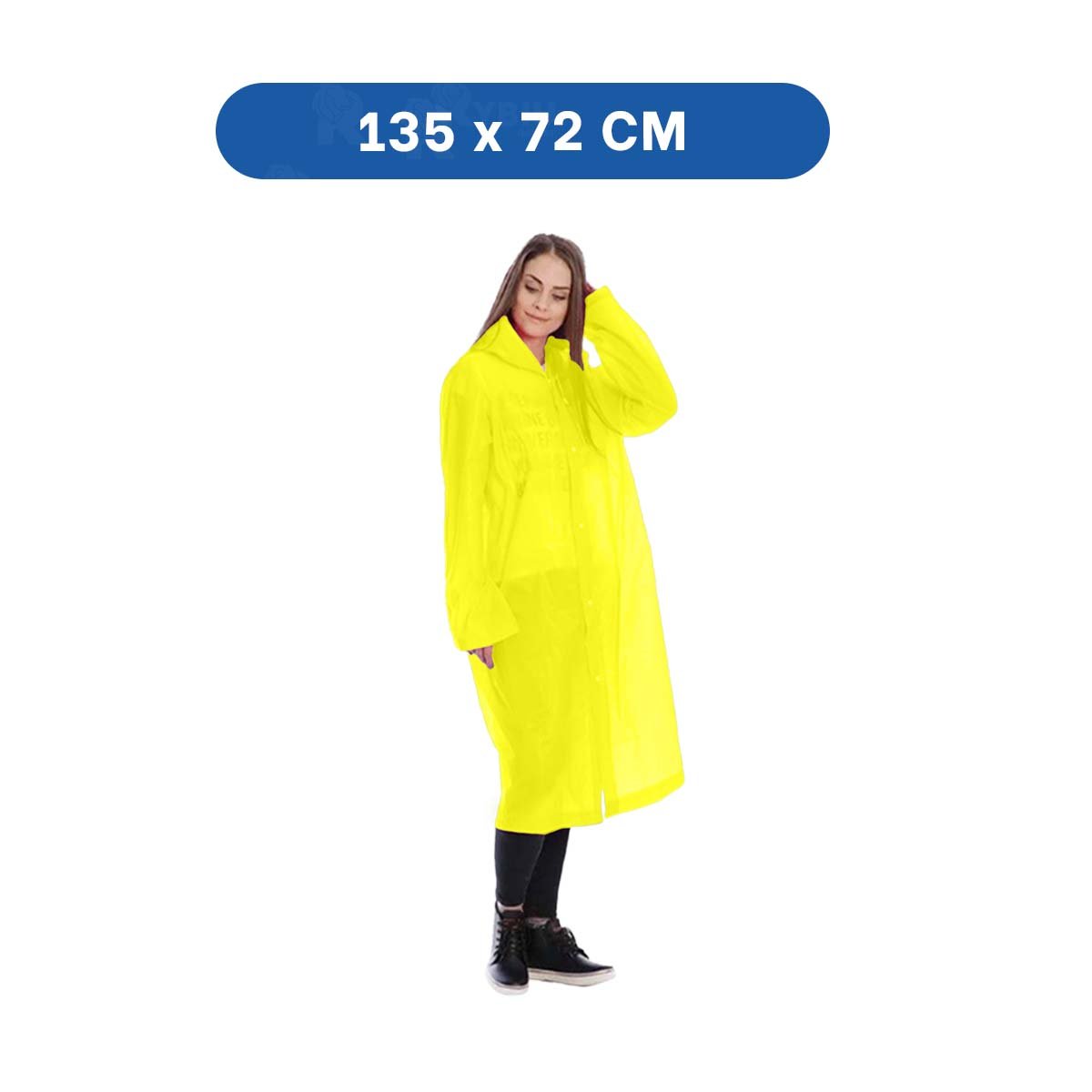 PACK2 PRENDA DE PROTECCION CONTRA LLUVIA PARA ADULTOS Y+PAPEL REGALO - 4