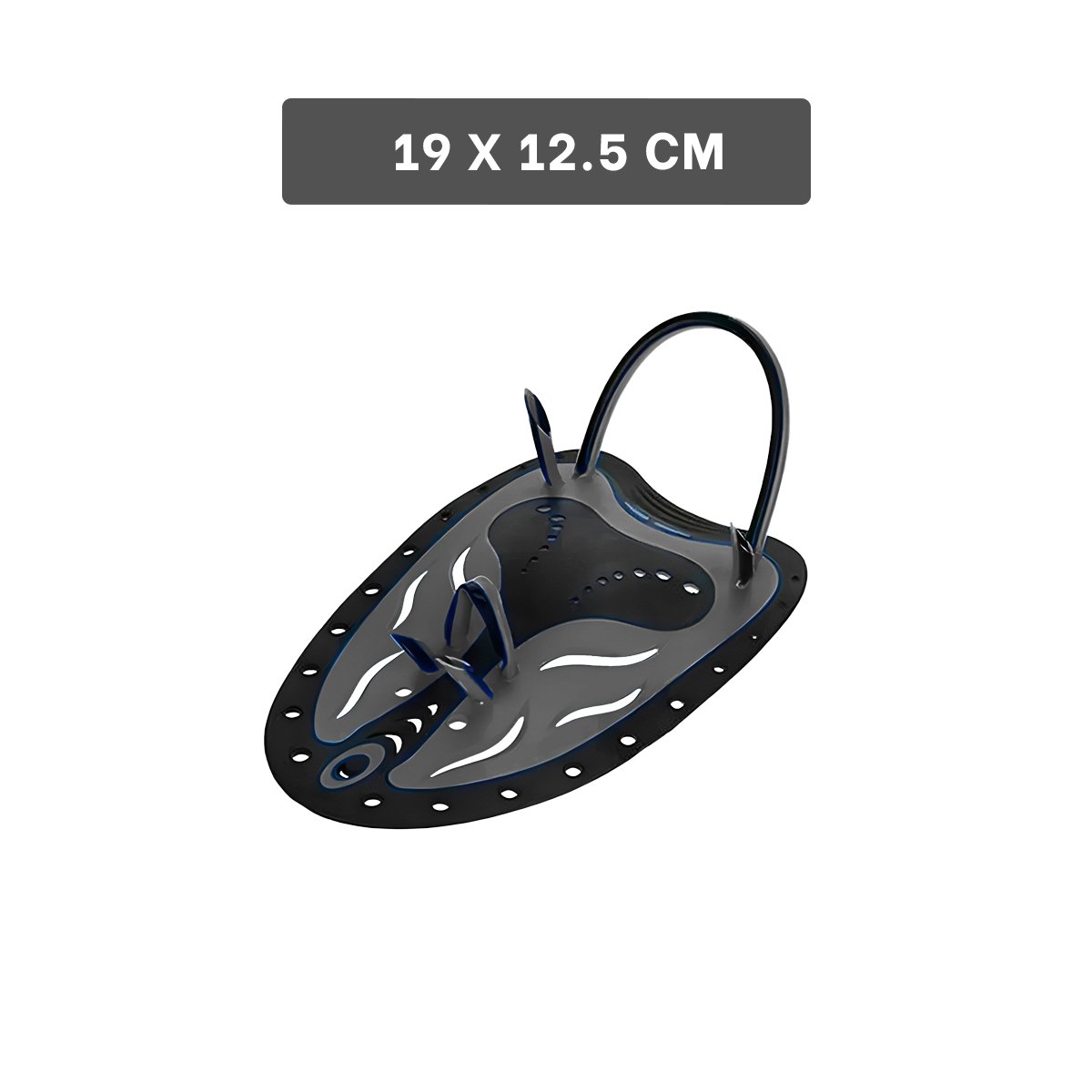 PACK6 EQUIPO FUNCIONAL PARA ENTRENAMIENTO ACUATICO REGULAR EN PISCINA EN NEGRO Y+PAPEL REGALO - 4
