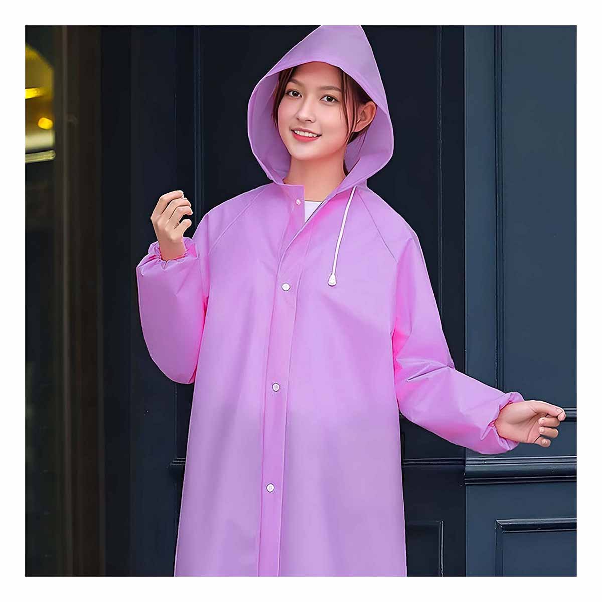 CAPA IMPERMEABLE LIGERA PARA CLIMA HUMEDO CON DISENO UNISEX Y+PAPEL REGALO - 3