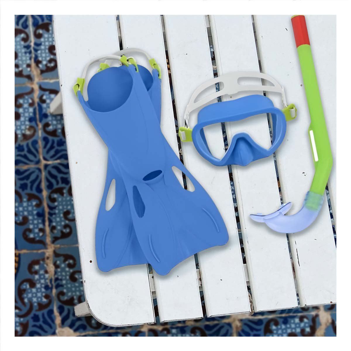 PACK4 EQUIPO DE BUCEO PARA JUEGOS Y APRENDIZAJE EN AGUA - 2