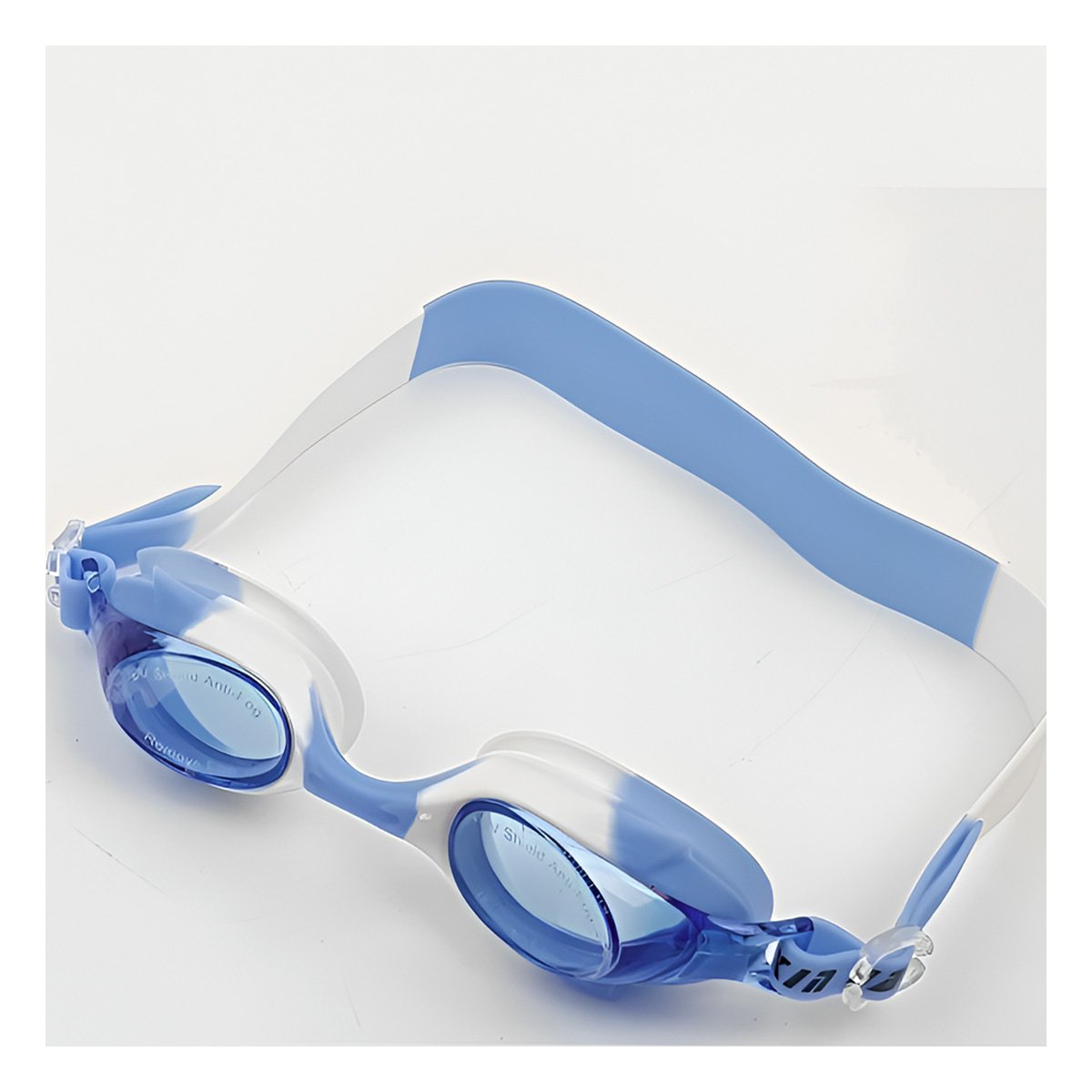 PACK2 ELEMENTO PARA NATACION MARMOLEADO FEELDOO AZUL Y BLANCO COMODO Y+REGALO STICKER - 3