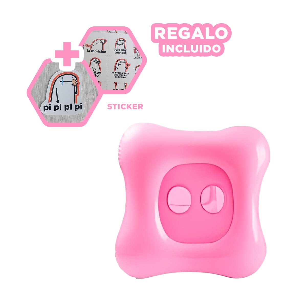 HOGAR BEBE CON TECHO ROSADO PARA PISCINA SEGURO COMODO VERANO Y+REGALO STICKER - 1
