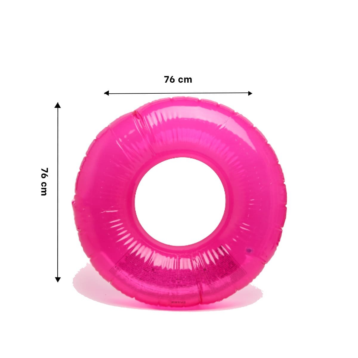 PACK12 ACCESORIO VERANO TRANSPARENTE ROSADO FLOTANTE INFLABLE HOGAR CASA Y+PAPEL REGALO - 4