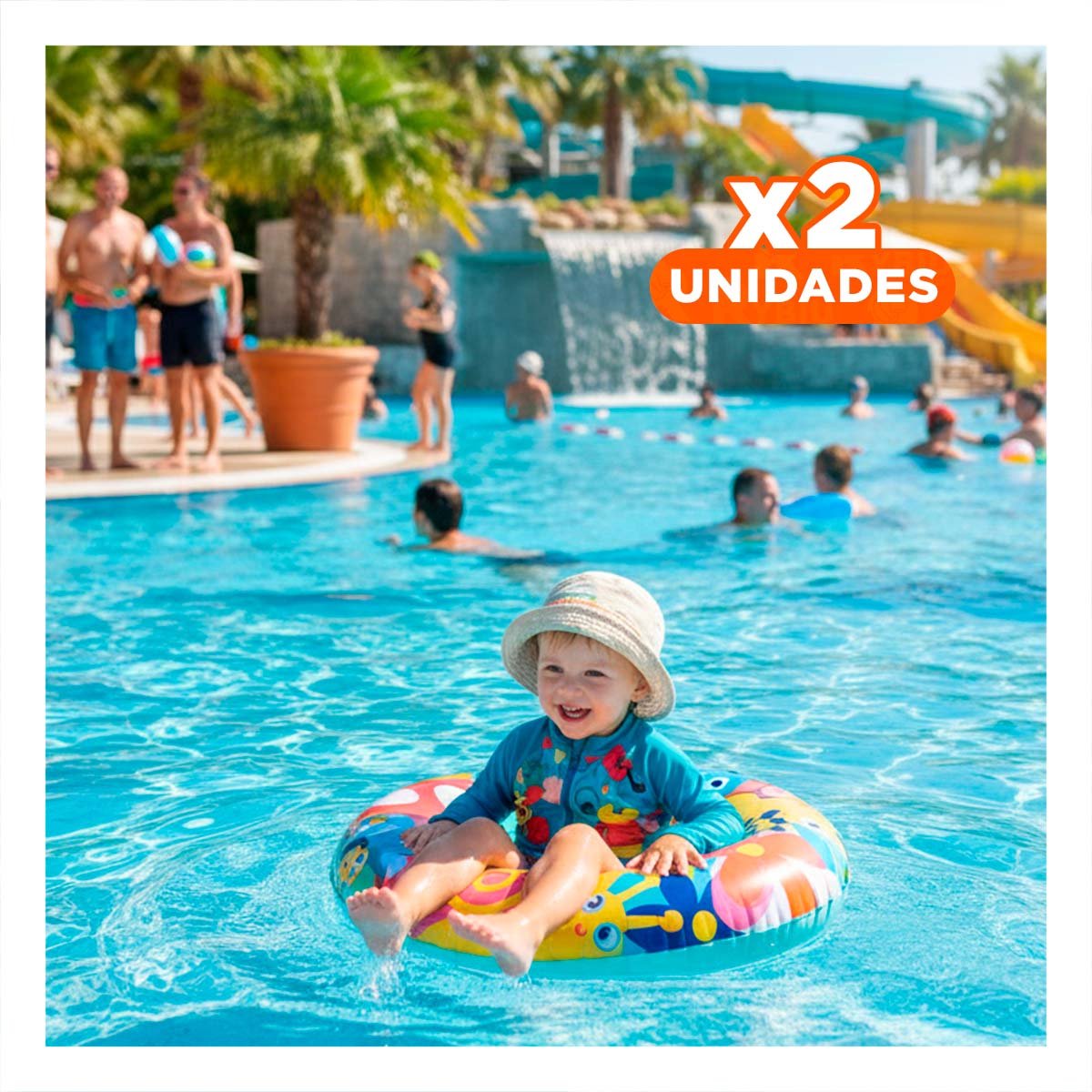 PACK2 SOLUCION CARACOL MULTICOLOR PARA PISCINA HOGAR DIVERSION FAMILIAR Y+REGALO STICKER - 1