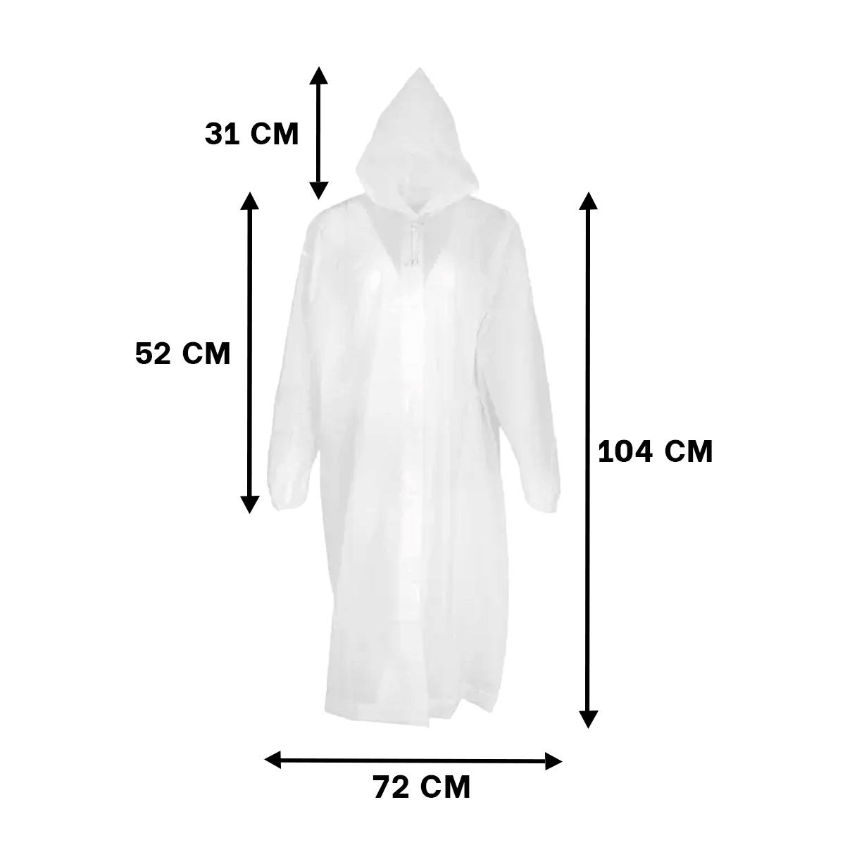 PACK2 PRENDA DE PROTECCION CONTRA LLUVIA PARA ADULTOS CON ESTILO NEUTRO Y+PAPEL REGALO - 4