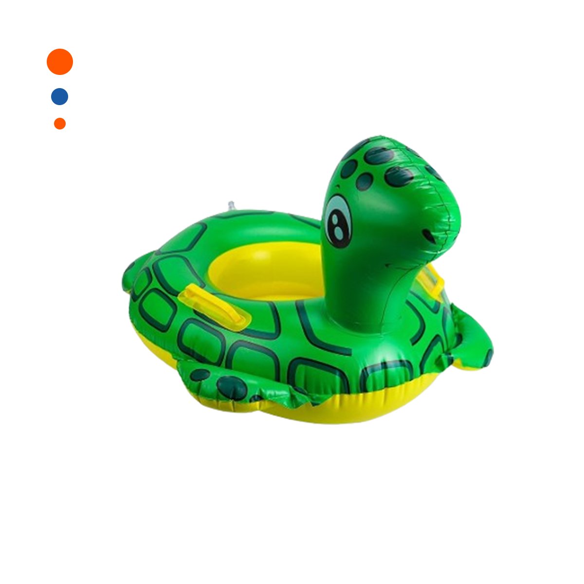 ELEMENTO FLOTANTE TORTUGA CON ASAS PARA JUEGOS EN AGUA EN HOGAR COLOR VERDE Y+PAPEL REGALO - 1