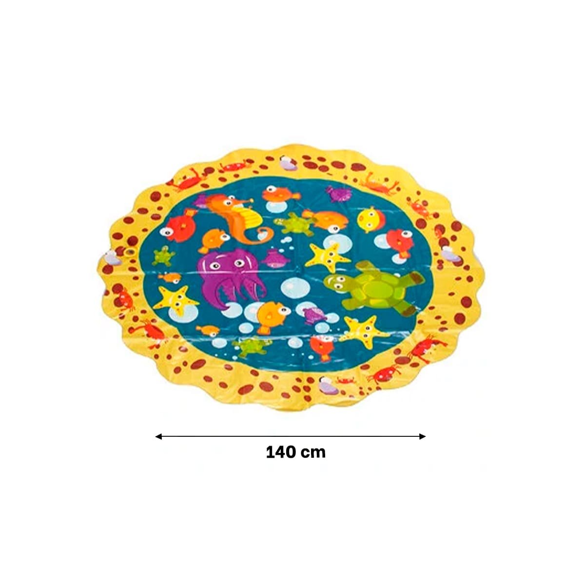PACK12 DISENO INFLABLE COLCHONETA TIPO PILETA EN COLORES MARINO AMARILLO Y CELESTE - 4