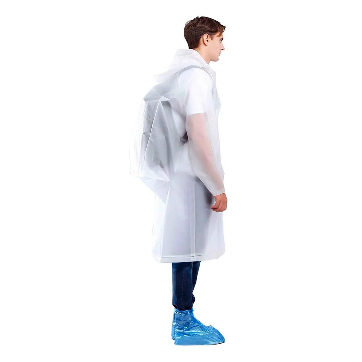 CAPA IMPERMEABLE LIGERA PARA CLIMA HUMEDO CON DISENO UNISEX Y BUEN AJUSTE Y+PAPEL REGALO - 1