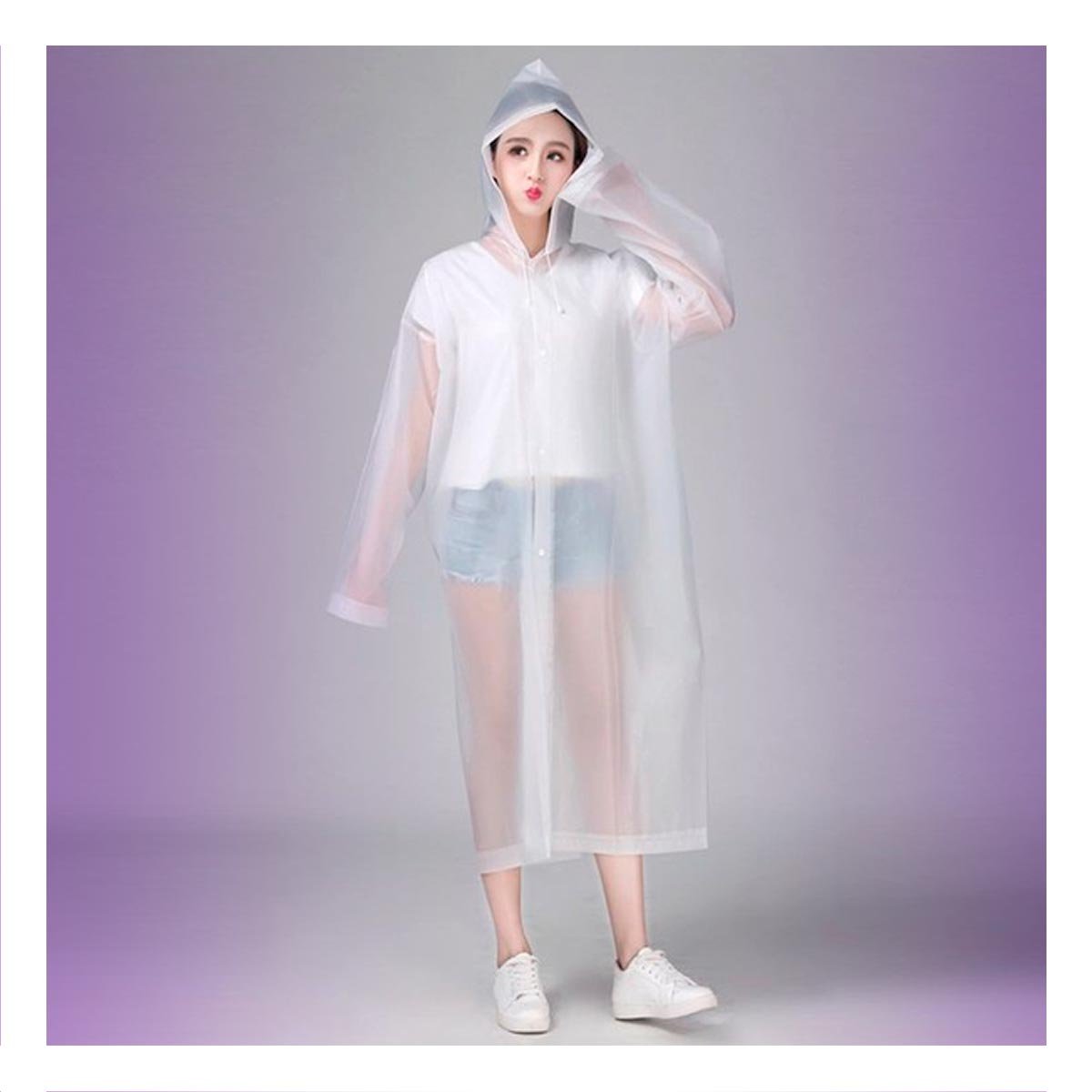 CAPA IMPERMEABLE LIGERA PARA CLIMA HUMEDO CON DISENO UNISEX Y BUEN AJUSTE Y+PAPEL REGALO - 3