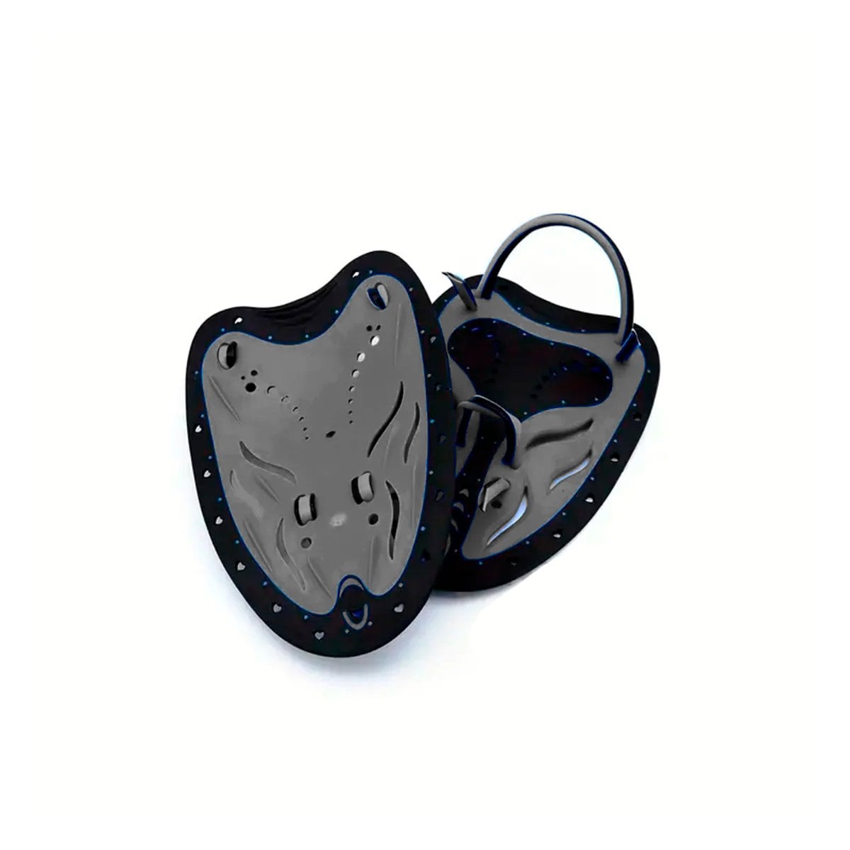 PACK6 EQUIPO LIGERO PARA NATACION RECREATIVA EN PISCINA FAMILIAR EN NEGRO Y+REGALO STICKER - 2