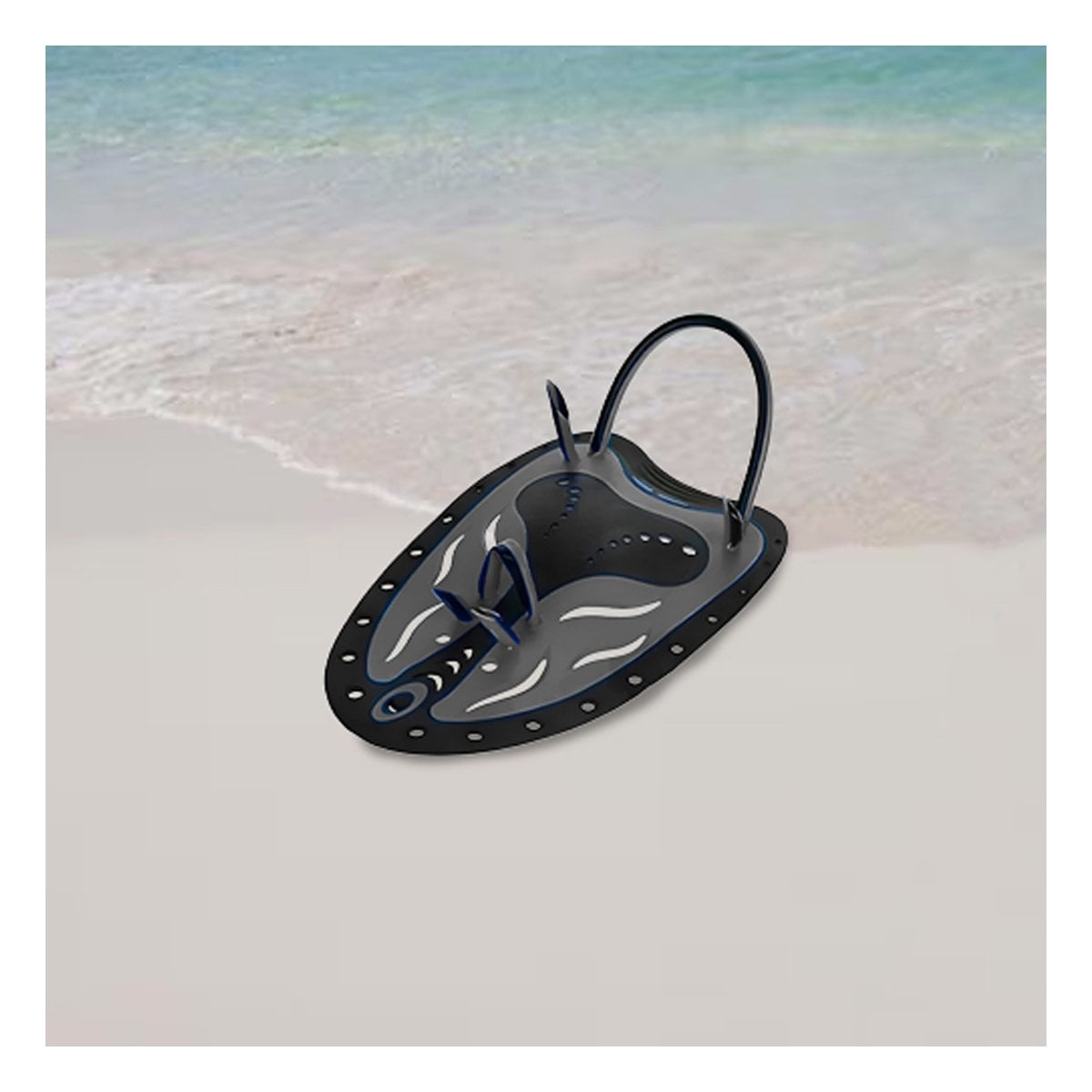 PACK6 EQUIPO LIGERO PARA NATACION RECREATIVA EN PISCINA FAMILIAR EN NEGRO Y+REGALO STICKER - 3