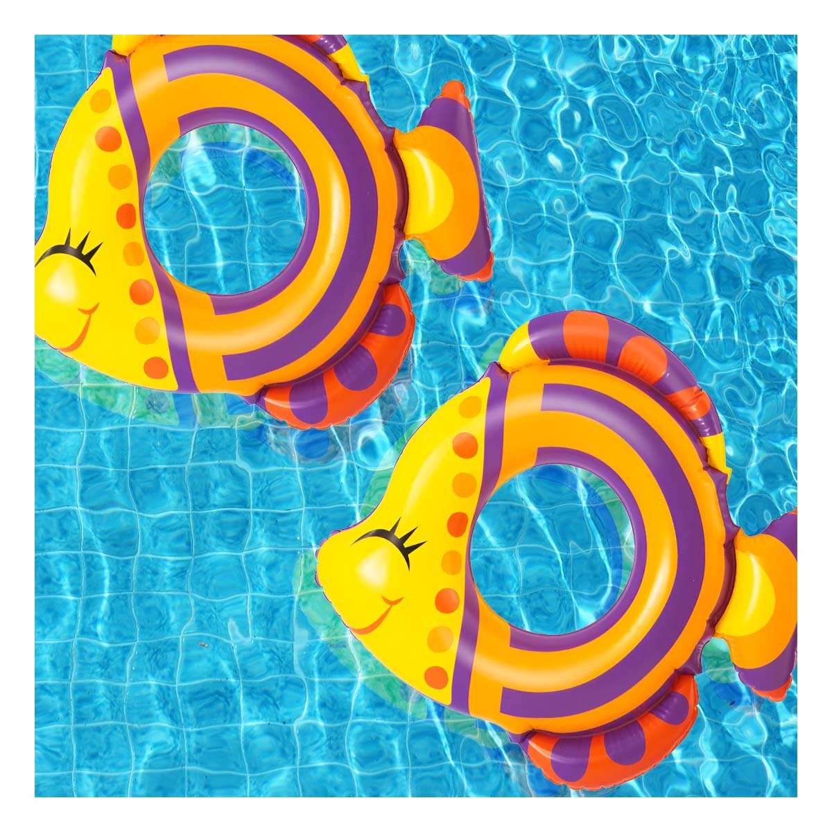 PACK4 RUEDA MORADO PARA PISCINA Y PLAYA INFANTIL MARCA BESTWAY USO FAMILIAR Y+REGALO STICKER - 5