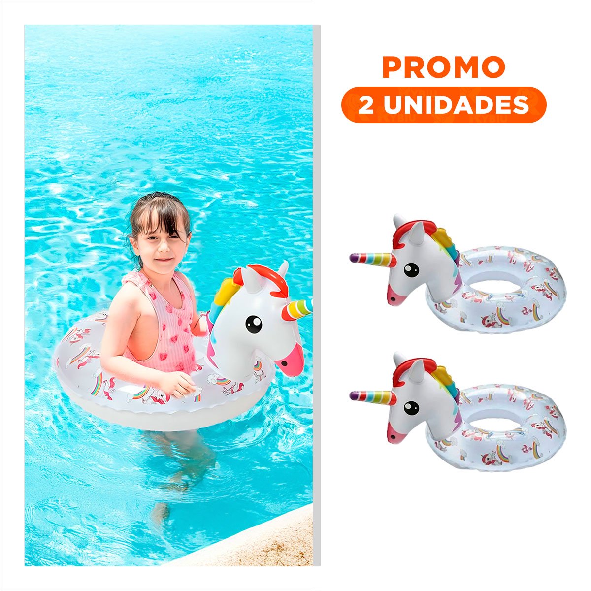 PACK2 DETALLE DECORATIVO UNICORNIO TRANSPARENTE PARA CASA - 1