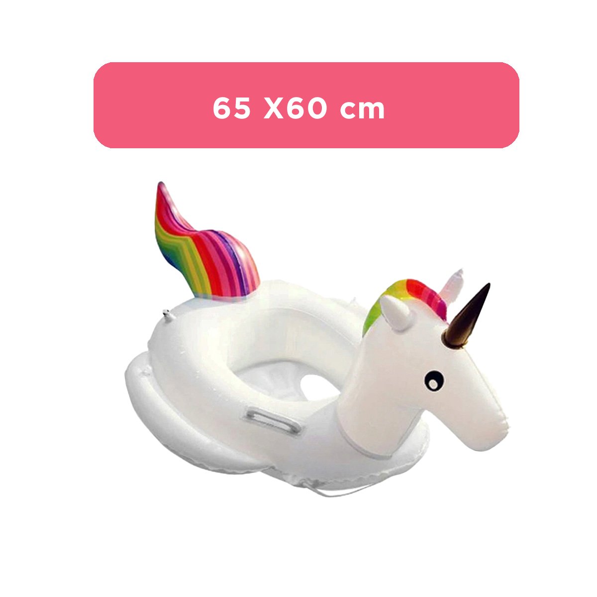 PACK6 UNICORNIO INFLABLE CON ASA PARA PISCINA Y PLAYA ESTILO COLORIDO Y+PAPEL REGALO - 4