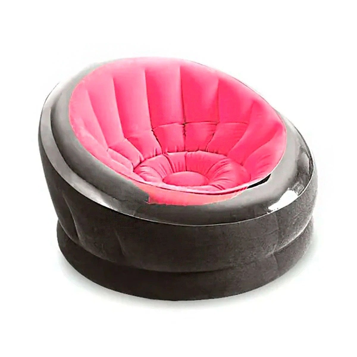 PACK2 BUTACA INFLABLE ROSADO PARA ESPACIOS SOCIALES DEL HOGAR Y+REGALO STICKER - 2