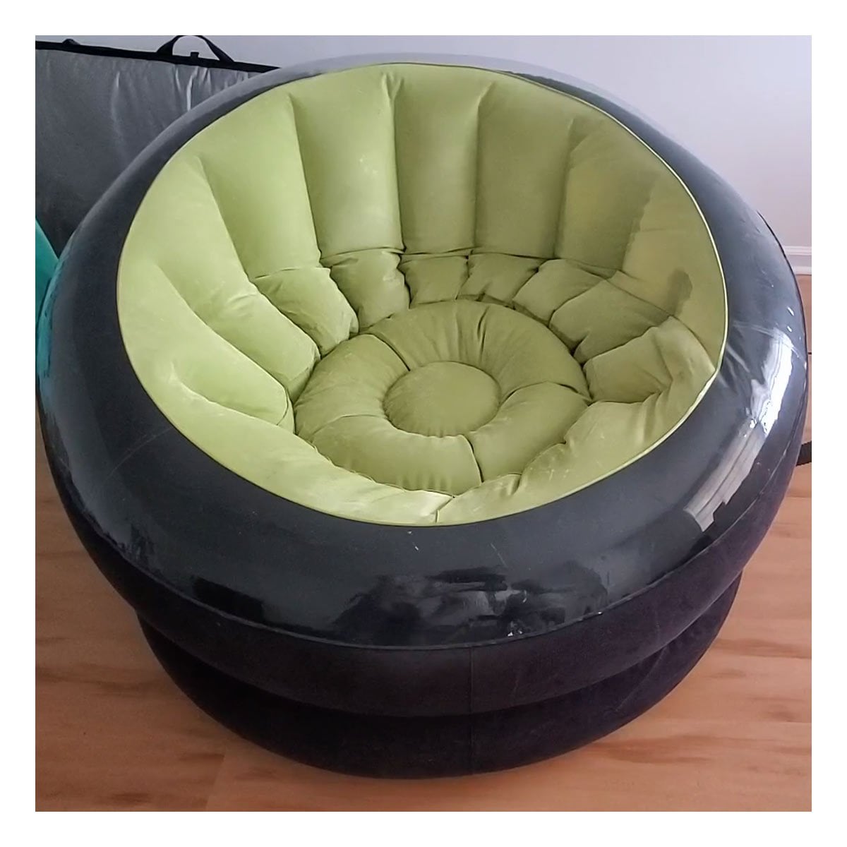 PACK4 SILLON INFLABLE PARA SALA VERDE FUNCIONAL Y+PAPEL REGALO - 5