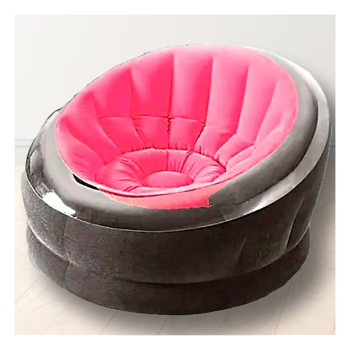 PACK4 SILLON INFLABLE ROSADO PARA ESPACIOS COMODOS DEL HOGAR Y+REGALO STICKER - 3