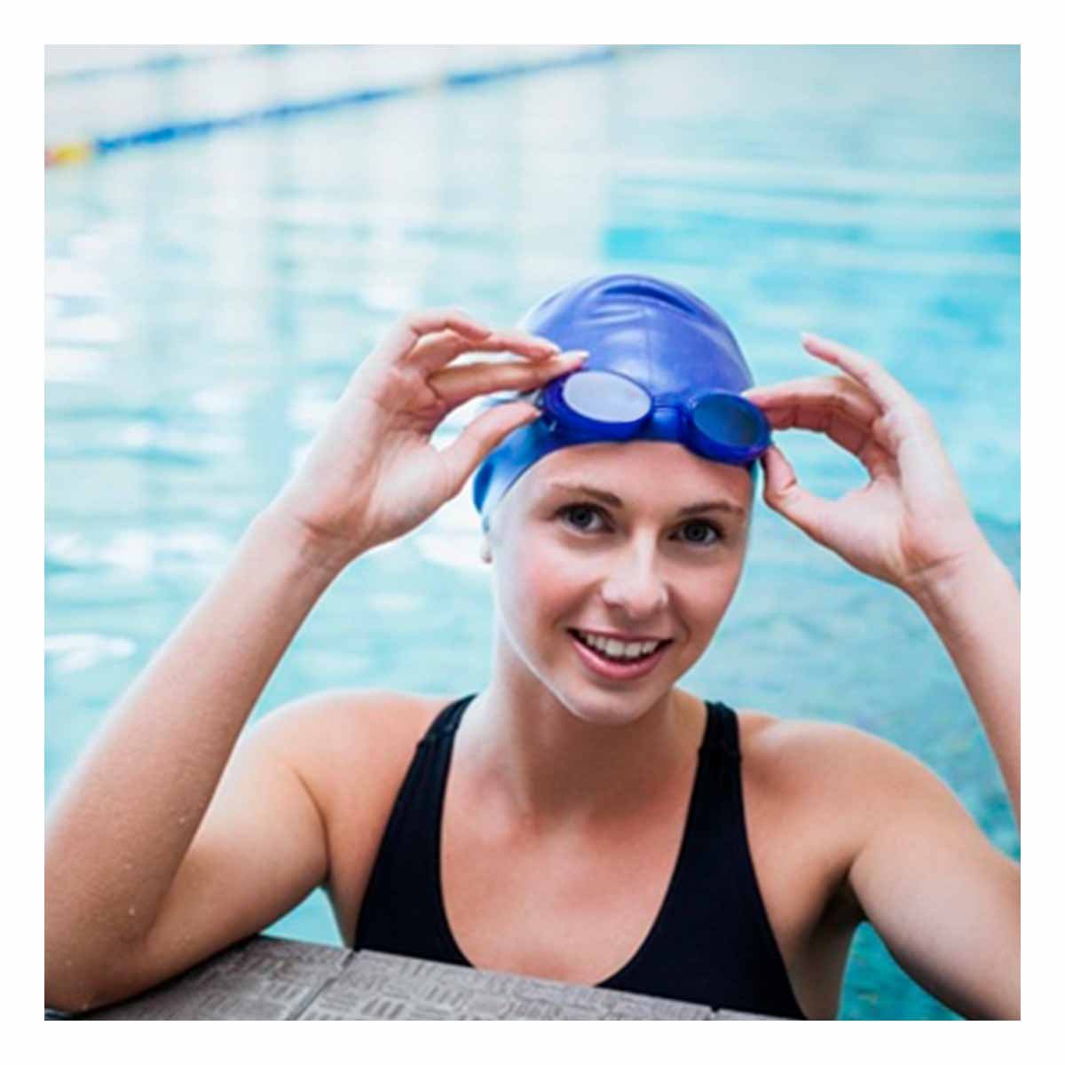 PACK2 GAFAS DE NATACION CON DISEÑO MODERNO Y COLOR AZUL - 2