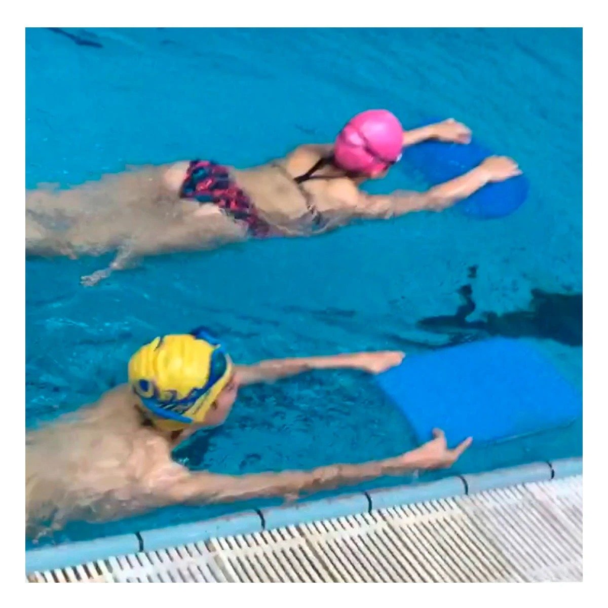 PACK2 IMPLEMENTO PARA NATACION PLANO AZUL GRAVITAL PARA USO EN PISCINA Y+REGALO STICKER - 3