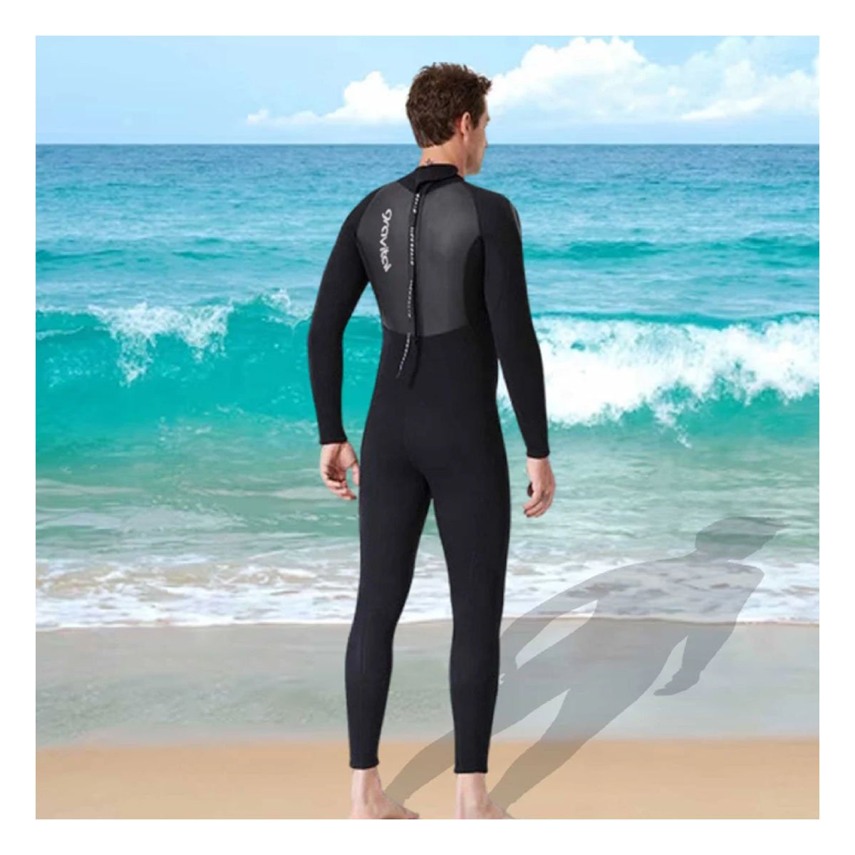 PACK2 DISENO DE NEOPRENO HOMBRE PECHO Y BRAZO NEGRO TALLA L GRAVITAL 61130H Y+PAPEL REGALO - 2