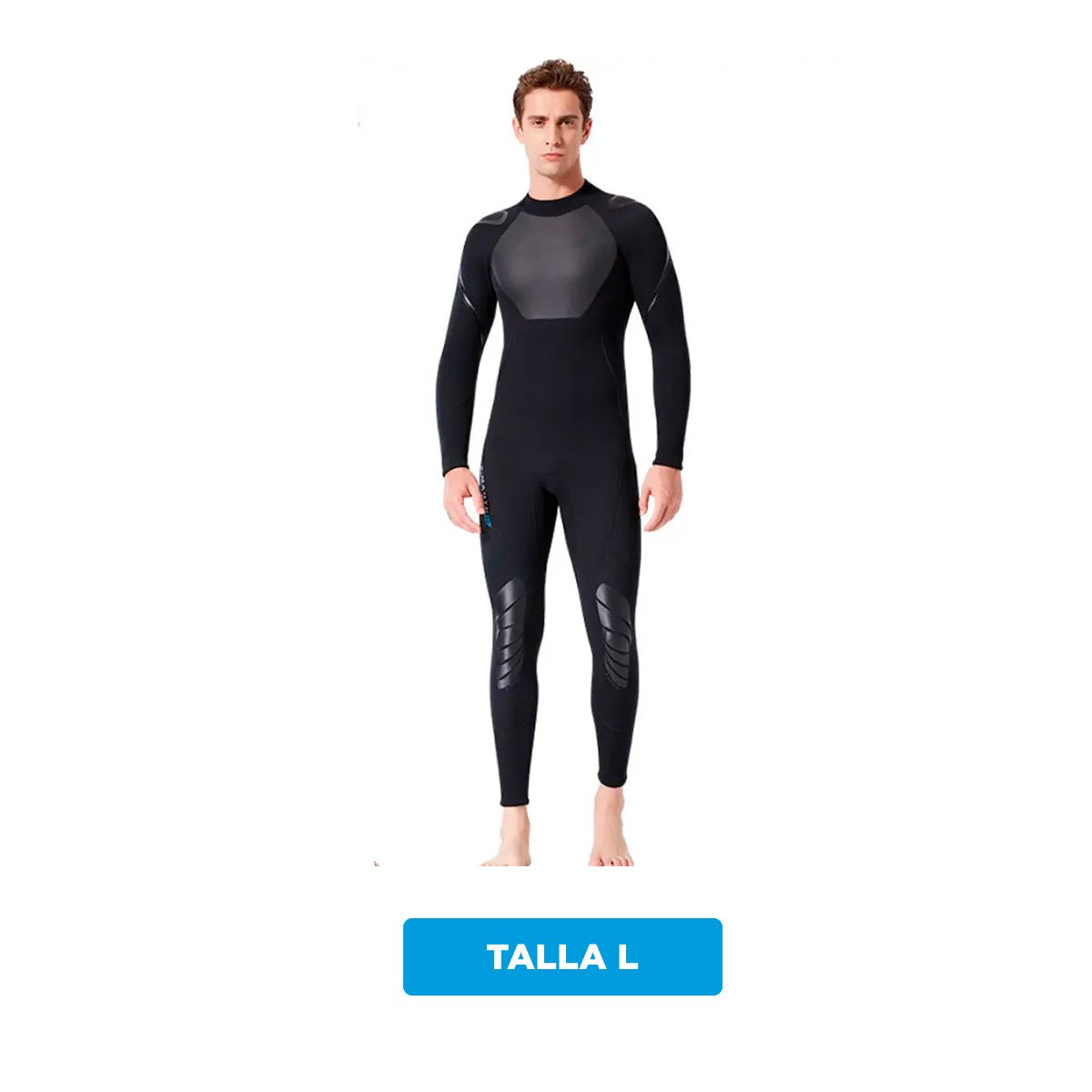 PACK2 DISENO DE NEOPRENO HOMBRE PECHO Y BRAZO NEGRO TALLA L GRAVITAL 61130H Y+PAPEL REGALO - 4