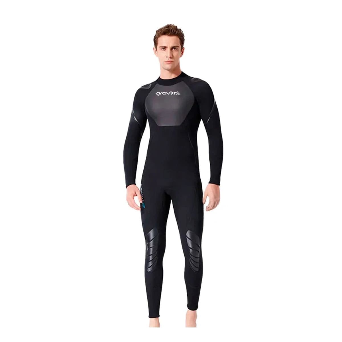 PACK2 DISENO DE NEOPRENO HOMBRE PECHO Y BRAZO 33MM GRAVITAL NEGRO TALLA M Y+REGALO STICKER - 2