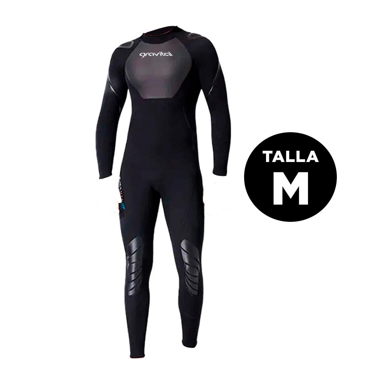 PACK2 DISENO DE NEOPRENO HOMBRE PECHO Y BRAZO 33MM GRAVITAL NEGRO TALLA M Y+REGALO STICKER - 4