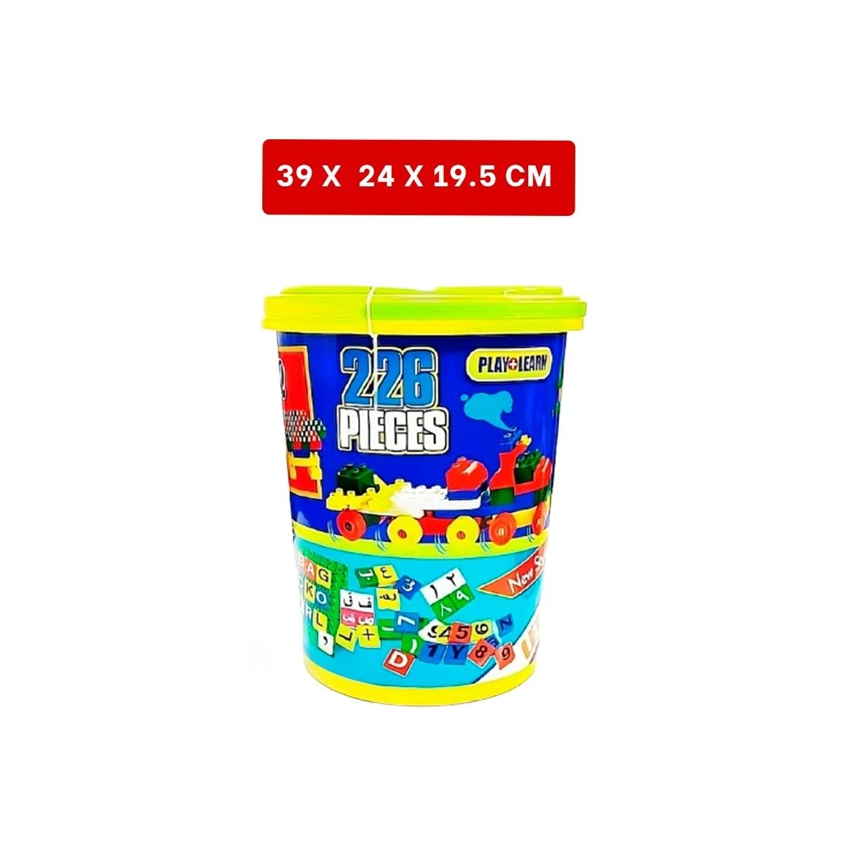 PACK6 SOLUCION CREATIVA DE CONSTRUCCION MULTICOLOR EN BALDE PARA CASA Y+REGALO STICKER - 4