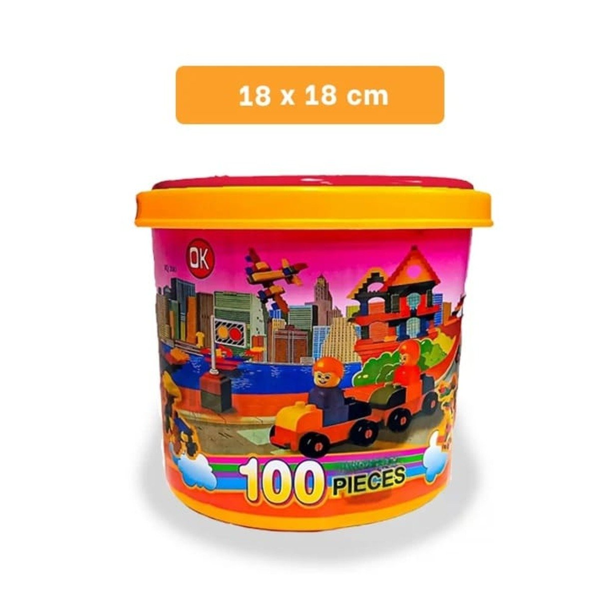 PACK6 COLECCION CREATIVA MULTICOLOR PARA JUEGO DIDACTICO CON BALDE RESISTENTE Y+PAPEL REGALO - 4