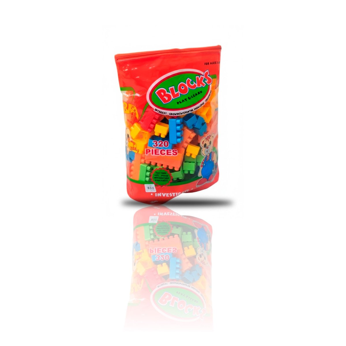 JUEGO DE PIEZAS MULTICOLOR EN BOLSA PARA CREAR Y COMBINAR EN CASA Y+LIGAS REGALO - 3