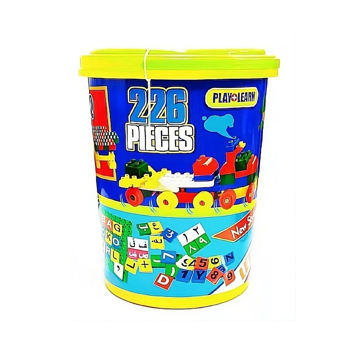 PACK4 MODELO RECREATIVO DE CONSTRUCCION MULTICOLOR EN BALDE PARA ACTIVIDAD Y+PAPEL REGALO - 3