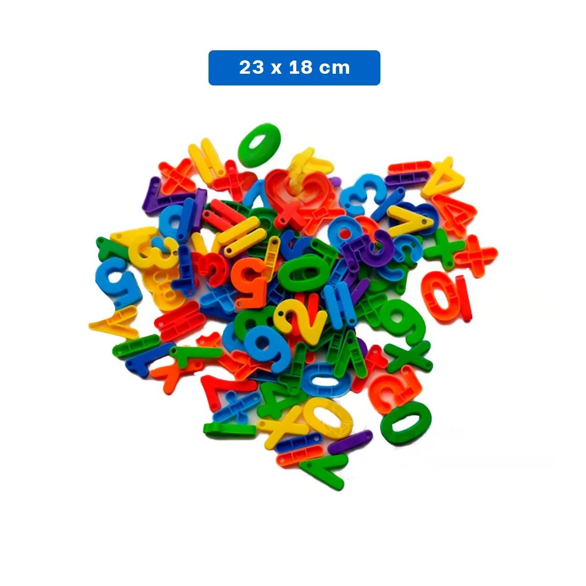 PACK12 COLECCION INFANTIL PARA ENSAMBLAR CON NUMEROS Y SIGNOS Y+REGALO STICKER - 4