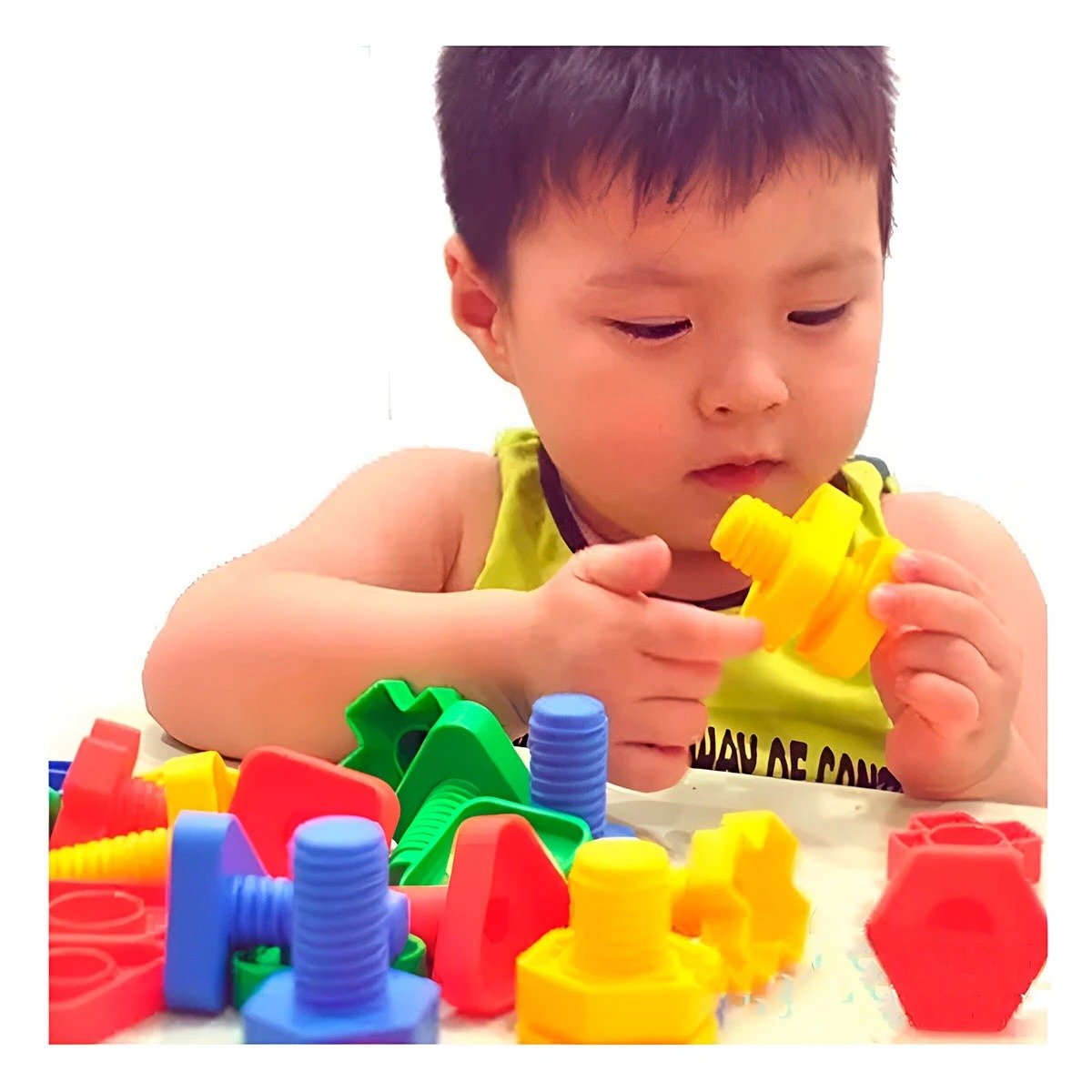 PACK2 COLECCION EDUCATIVA PARA ENSAMBLAR MULTICOLOR CON TUERCAS Y TORNILLOS - 3