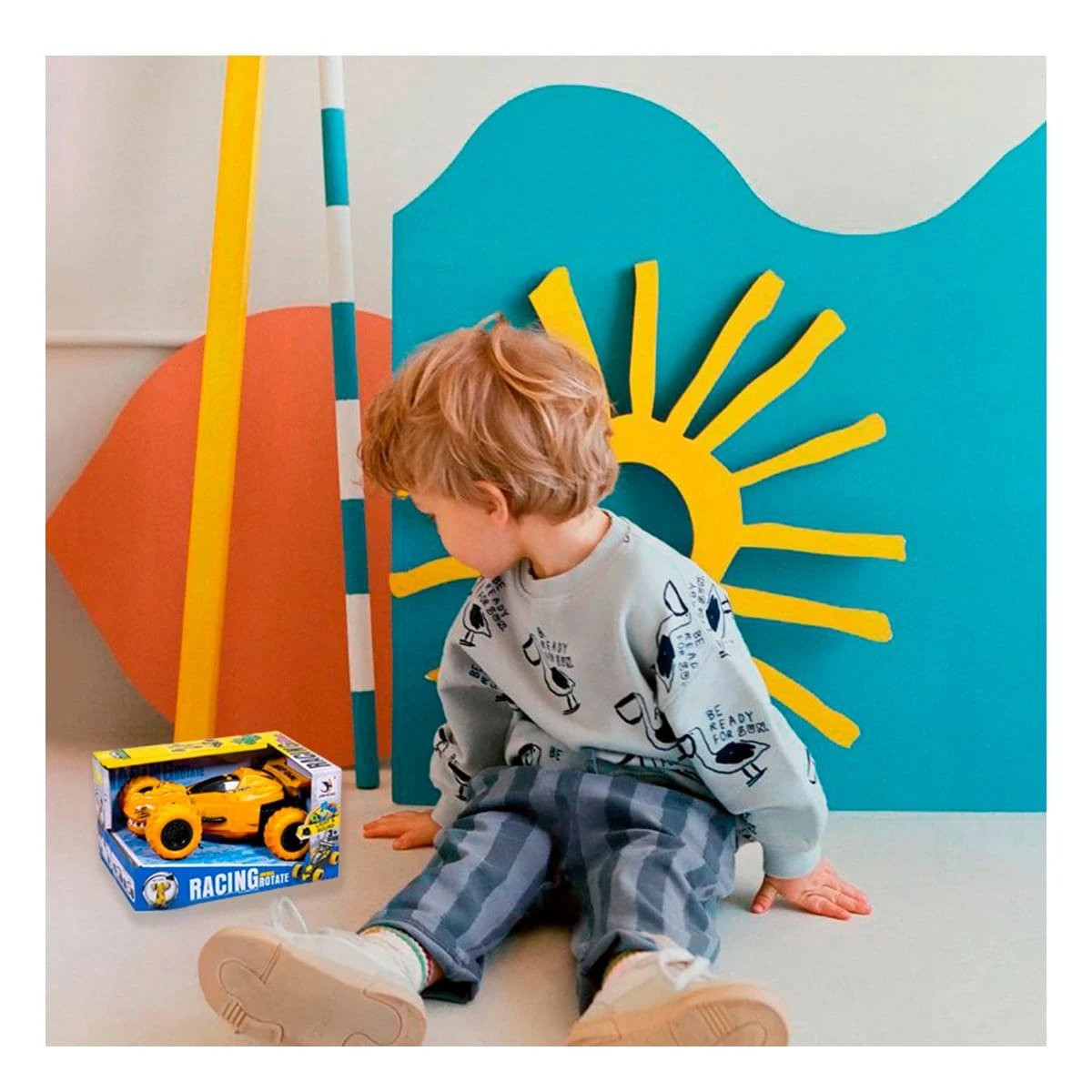 PACK12 INNOVADOR ACROBATICO JUGUETE PARA HOGAR CON CAJA AMARILLO DE JUGUETERIA Y+PAPEL REGALO - 5