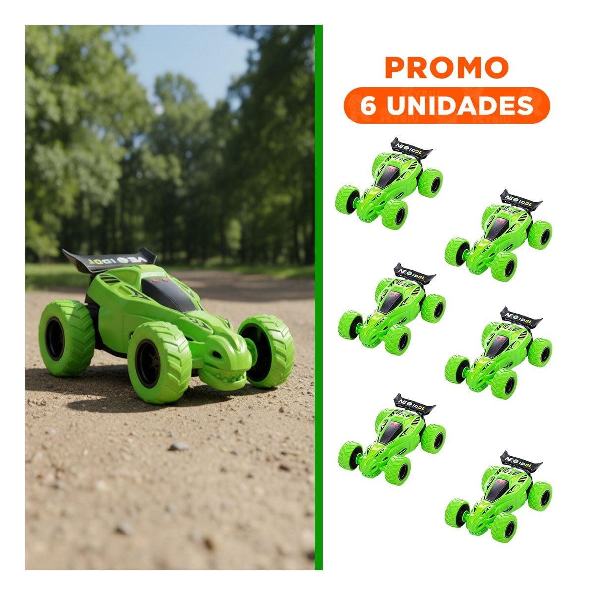 PACK6 CARRO DE GIROS EN CAJA CON MOVIMIENTO DINAMICO PARA ENTRETENIMIENTO DIARIO - 1