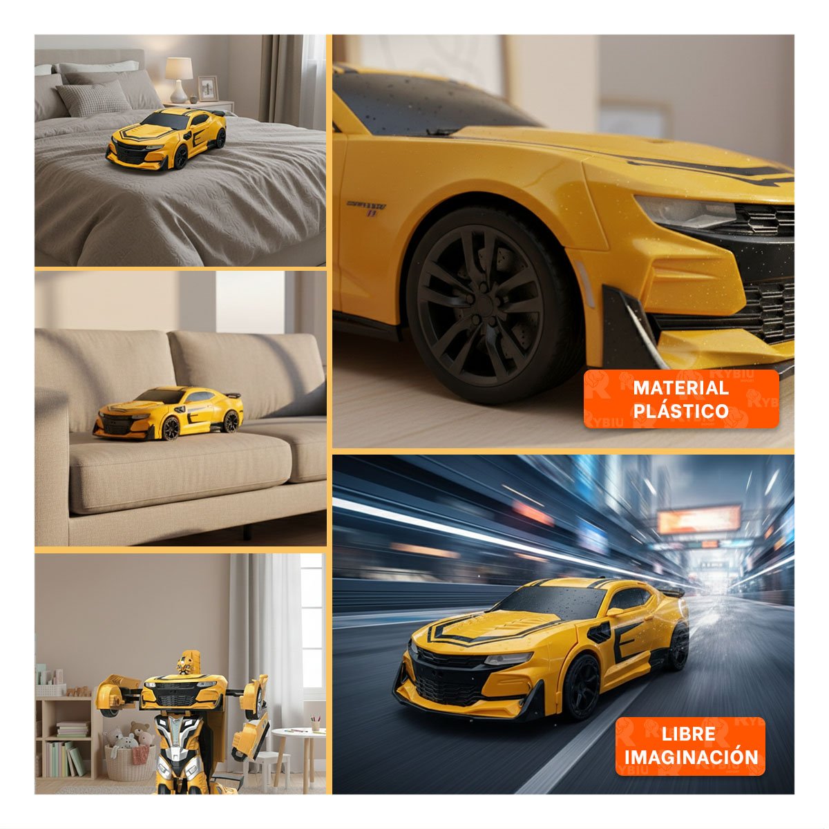 APARATO CON CONTROL REMOTO AMARILLO Y NEGRO PARA JUEGOS DE ACCION Y+LIGAS REGALO - 5
