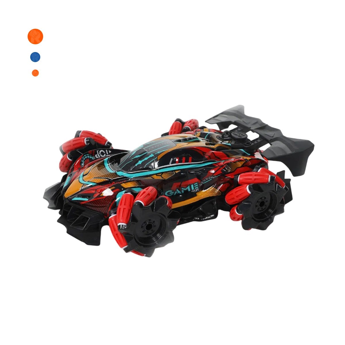 PACK2 DISPOSITIVO ACROBATICO CON GUANTES DE CONTROL PARA JUEGO EN CASA EN ROJO Y+REGALO STICKER - 2