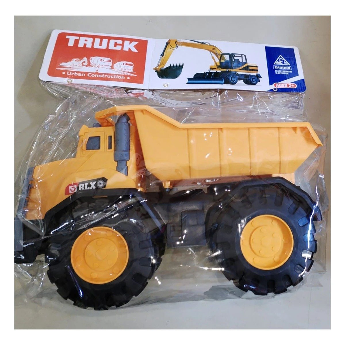 PACK12 TERRENO VOLQUETE AMARILLO DE JUGUETE EN BOLSA PARA CONSTRUCCION - 3