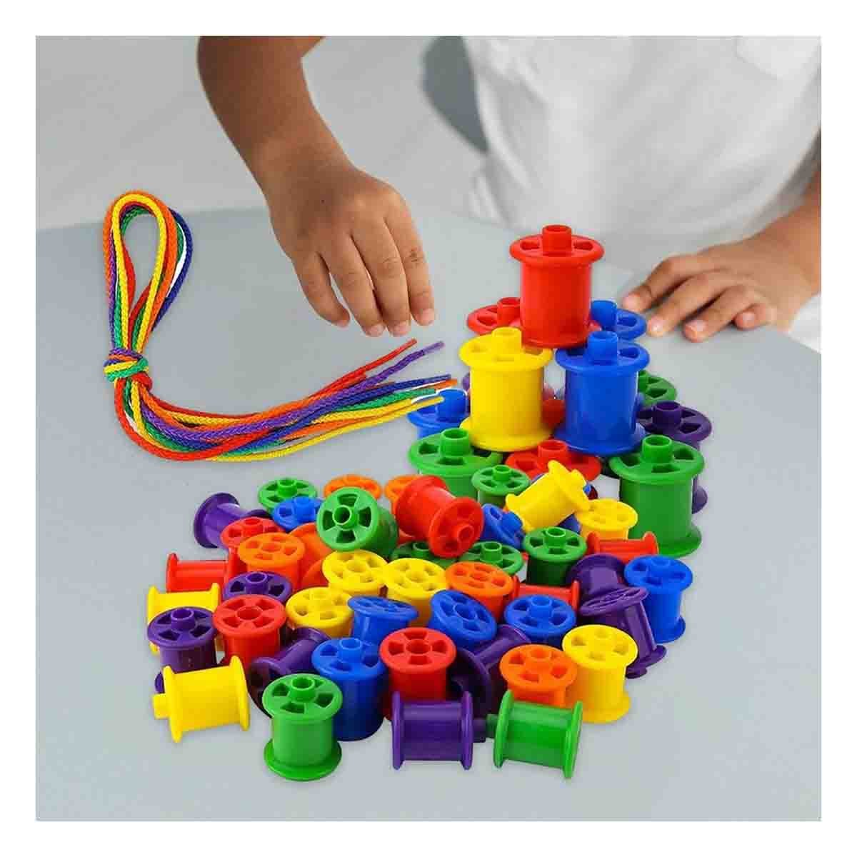 PACK12 SET SENSORIAL DE CARRETES CILINDRICOS PARA DESCUBRIMIENTO Y+REGALO STICKER - 3