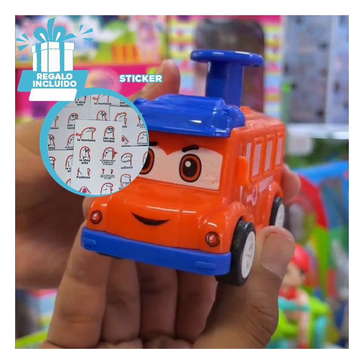 UNIDADES DE SALVAMENTO 4 PIEZAS MULTICOLOR PARA JUEGO INFANTIL Y+REGALO STICKER - 1