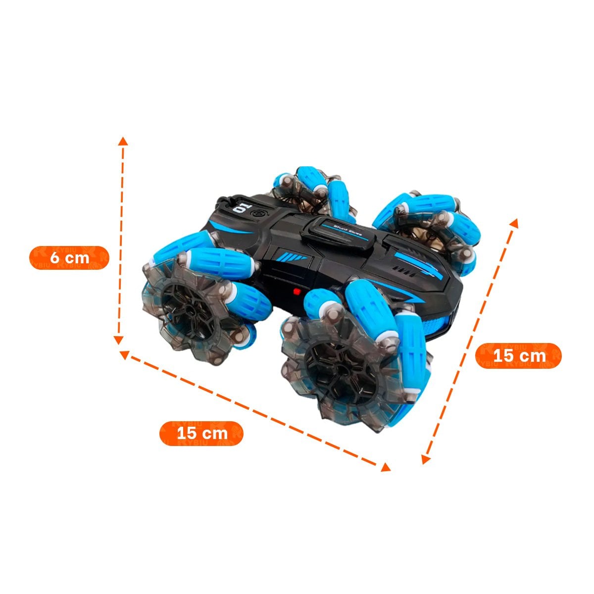 VEHICULO CON CONTROL REMOTO Y FUNCION ACROBATICO PARA JUEGOS DINAMICOS EN CASA - 4