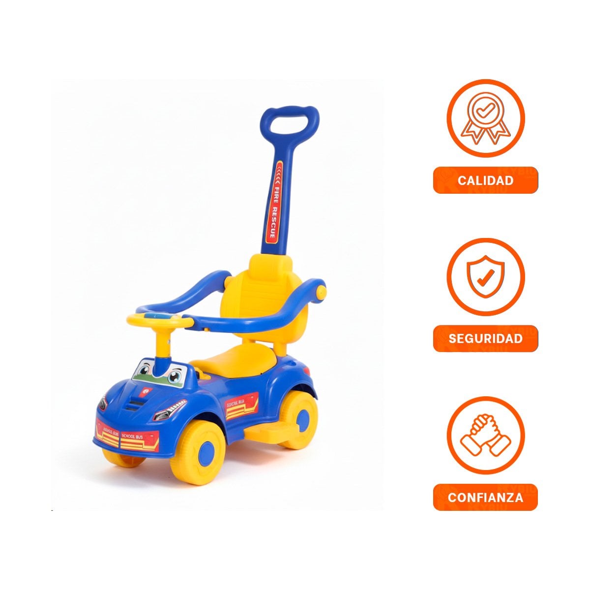 JUGUETE CON MANGO DE EMPUJE PARA JUEGO ACTIVO INFANTIL - 3