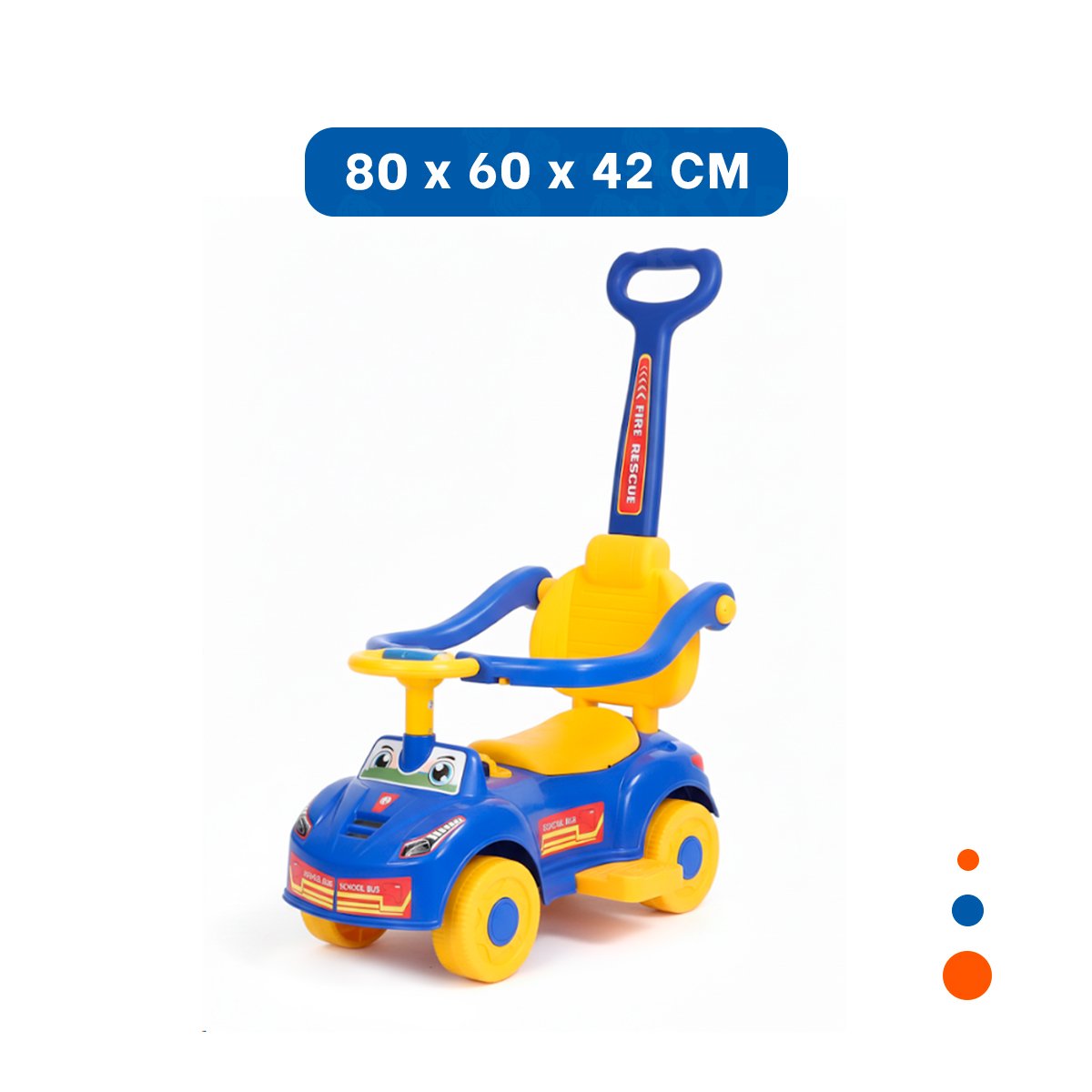 JUGUETE CON MANGO DE EMPUJE PARA JUEGO ACTIVO INFANTIL - 4