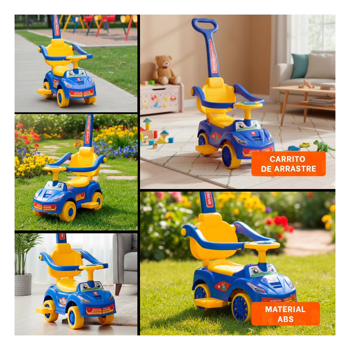 JUGUETE CON MANGO DE EMPUJE PARA JUEGO ACTIVO INFANTIL - 5