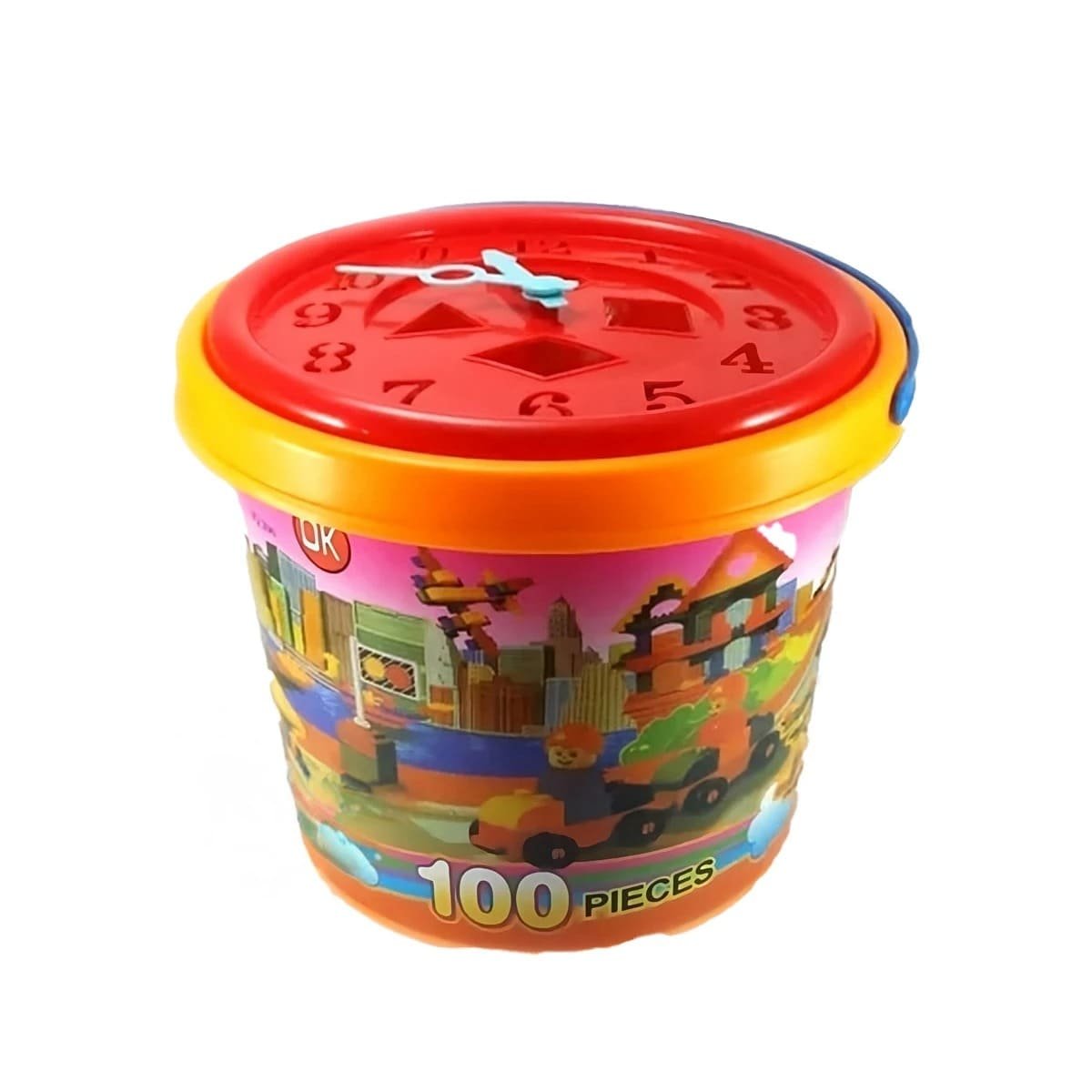 PACK4 SET CREATIVO MULTICOLOR PARA JUEGO DIDACTICO HOGAR CON BALDE AMPLIO Y+PAPEL REGALO - 3