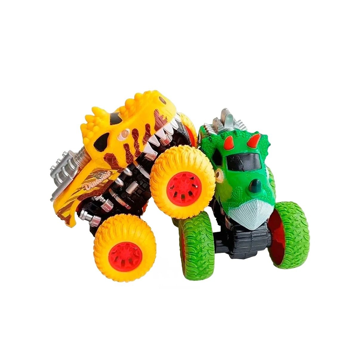 PACK2 CAMION DE ACCION MONSTER TRUCK EN CAJA RESISTENTE PARA JUEGO EN CASA Y+REGALO STICKER - 2