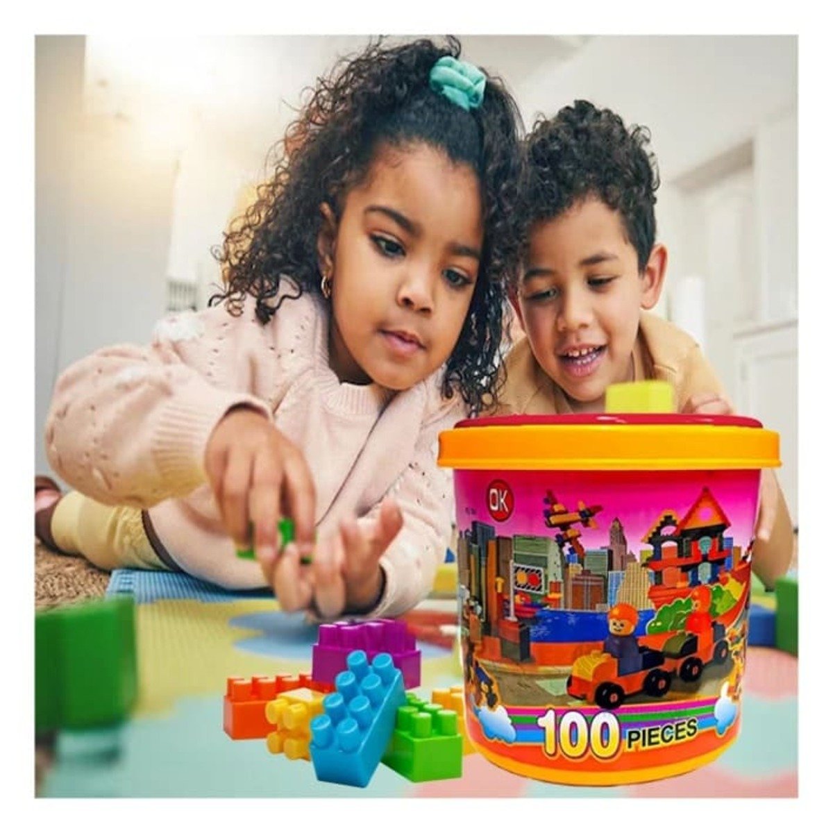 PACK6 KIT CREATIVO MULTICOLOR PARA JUEGO DIDACTICO HOGAR CON BALDE FUNCIONAL - 5