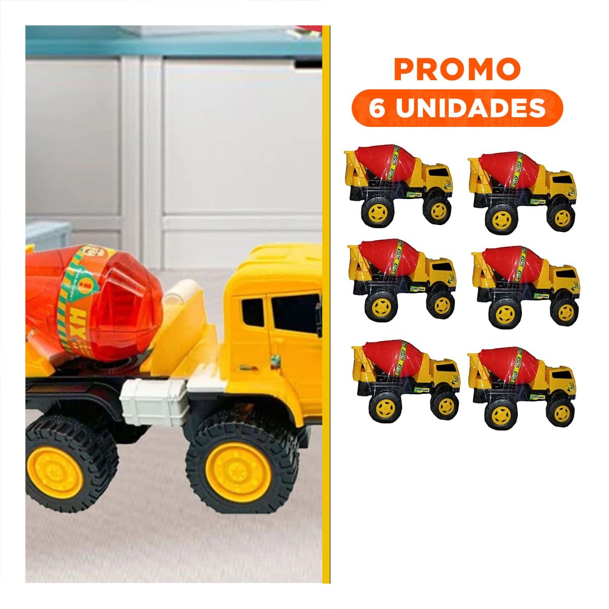 PACK6 SISTEMA MEZCLADOR DE CONSTRUCCION EN BOLSA GRANDE PARA USO DIARIO - 1