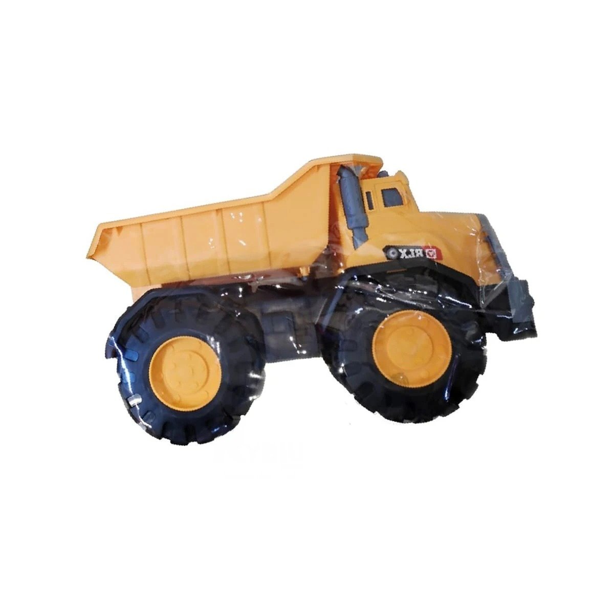 PACK4 OBRERO VOLQUETE AMARILLO DE JUGUETE EN BOLSA PARA CONSTRUCCION Y+PAPEL REGALO - 3