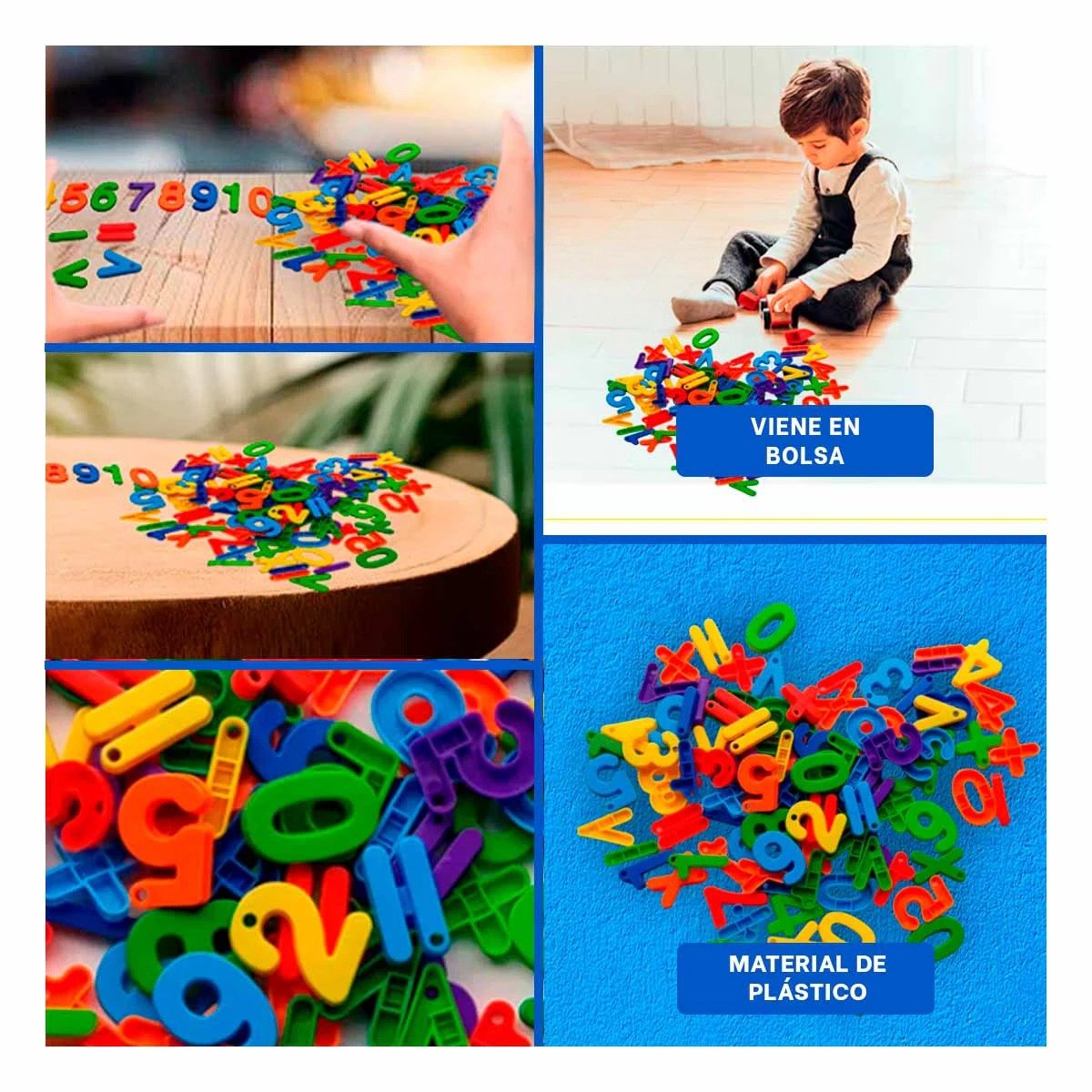PACK2 COLECCION INTERACTIVA PARA ENSAMBLAR CON NUMEROS Y SIGNOS Y+PAPEL REGALO - 3